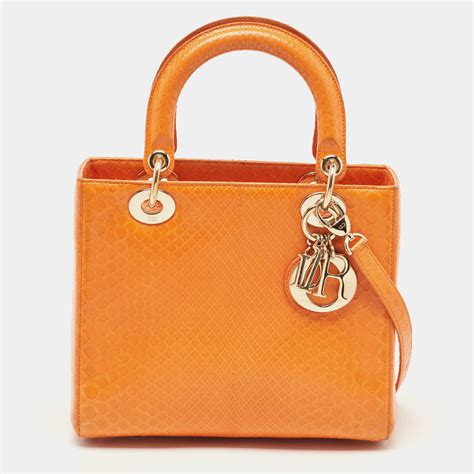 lady dior orange